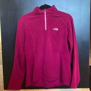 NorthFace women’s 1/4 zip fleece jacket